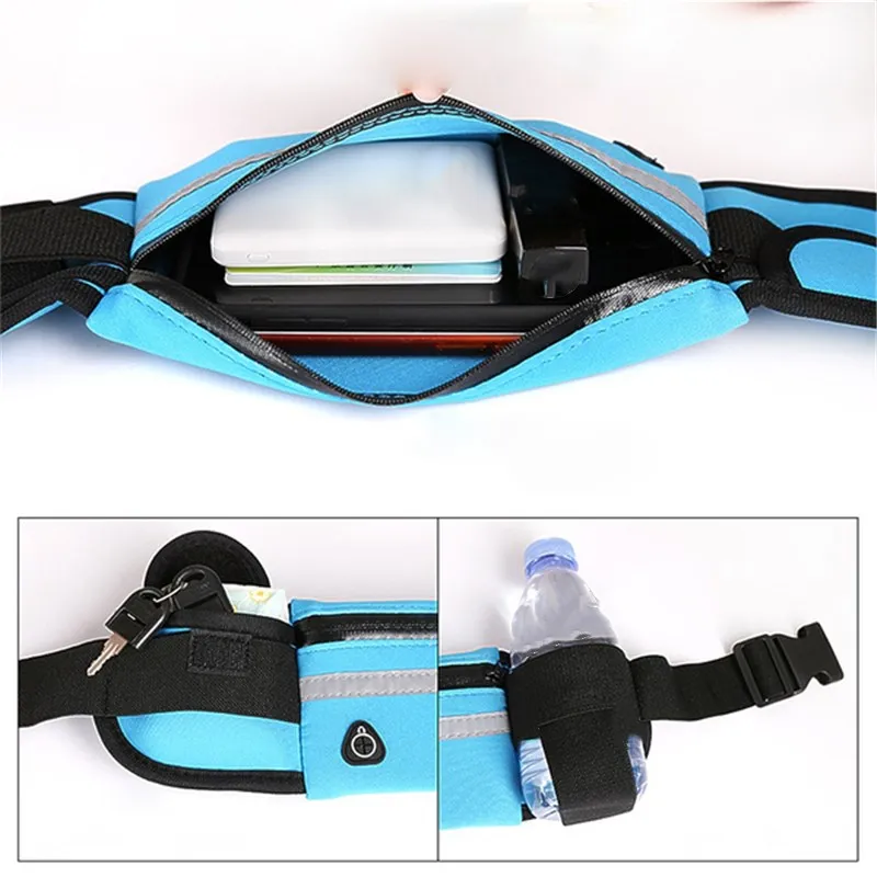Водонепроницаемая поясная сумка для бутылки с водой защитой от кражи | Багаж и