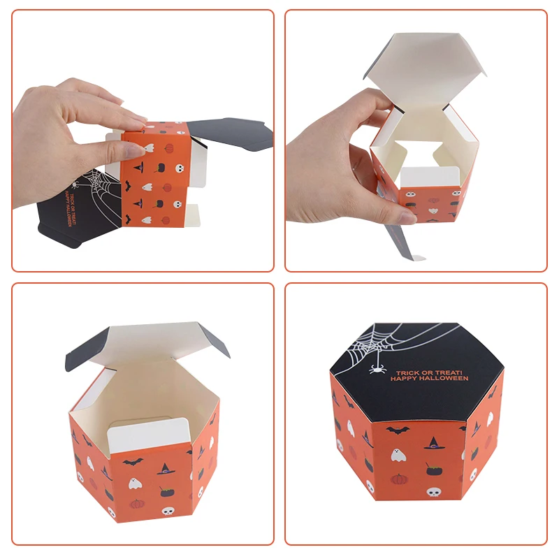 5/10 шт. декоративпосылка коробки для подарков на Хэллоуин | Дом и сад