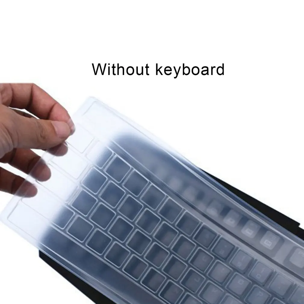 Universal Silicone Keyboard Cover Case Transparent Clear Protecter Film Waterproof Dust Protective For Desktop Computer PC | Компьютеры и