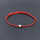 Минимализм BPPCCR, брелок на удачу в форме сердца, тонкий красная веревочная нить, браслеты для мужчин и женщин, подарки для пар