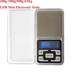 Электронные мини-весы, Точный Цифровой безмен с ЖК дисплеем 0,010,1 г 100300 г для взвешивания чая, выпечки