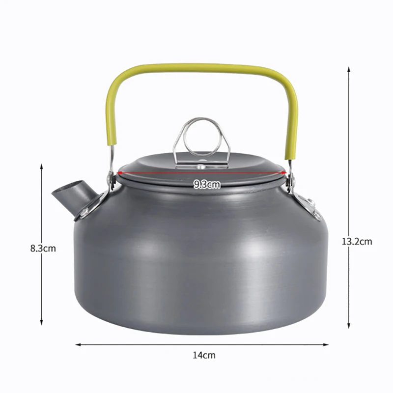 Портативный 0.8L открытый Пеший Туризм Кемпинг чайники чайник Кофе горшок houseused