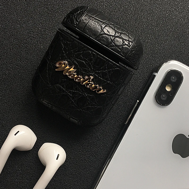 Чехол из искусственной кожи крокодила на запястье для iPhone 11 Pro 6s 6 7 8 Plus X XS Max XR с ремешком на руку, Твердый Чехол для Airpods