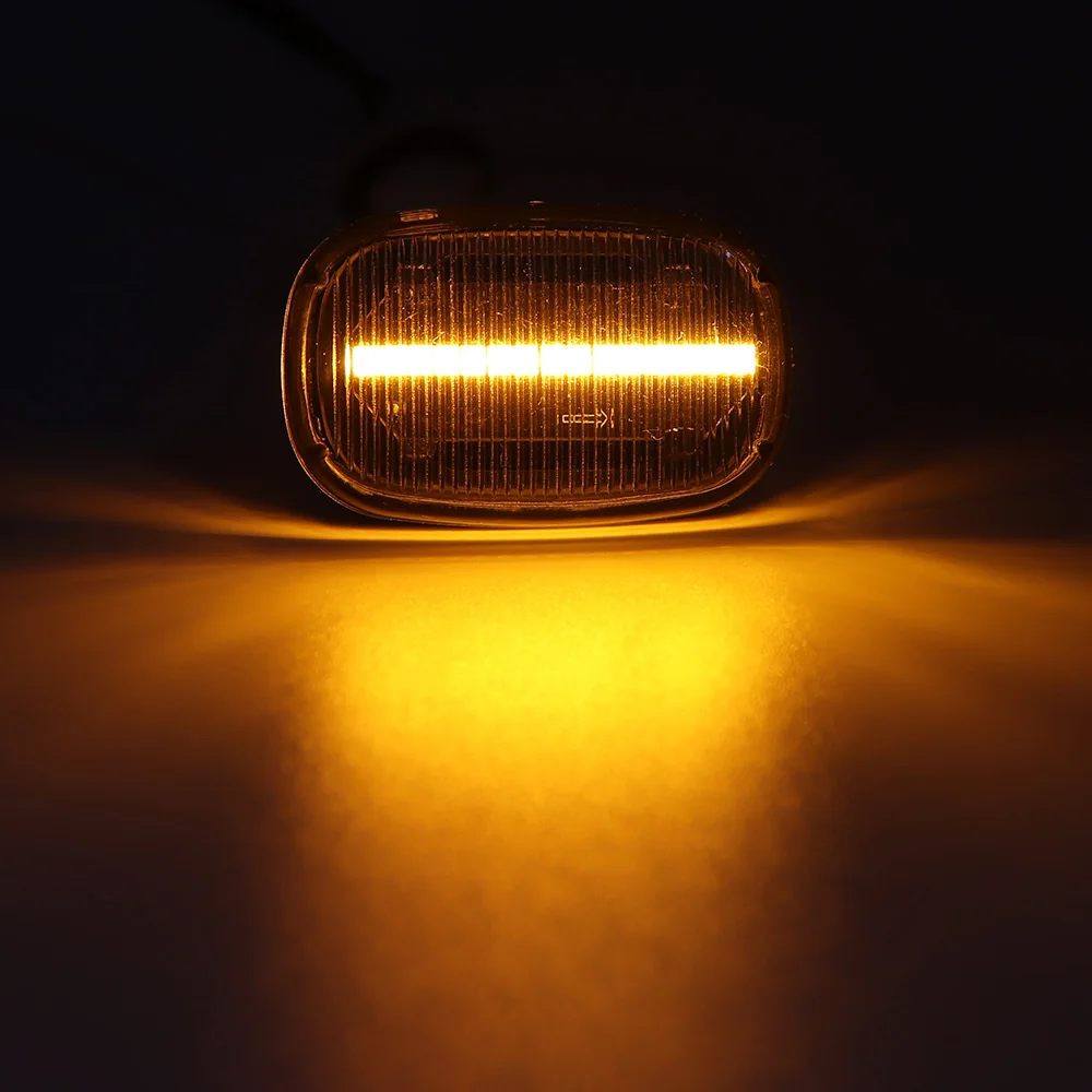 Светодиодный динамический Авто Боковой габаритный фонарь поворота светильник