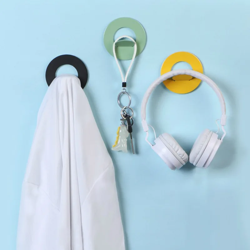 

Multi-Purpose Hook Sundries Hanging Holder Wall Door Decoration Hook Self Adhesive Free Punch Kitchen Bathroom Organization