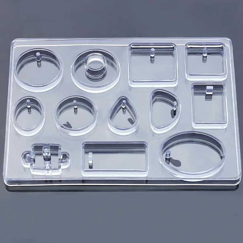 12 Grid Cabochon Silicone Mold Necklace Pendant Epoxy UV Resin Mould Hand Craft DIY Jewelry Making Tools | Украшения и аксессуары