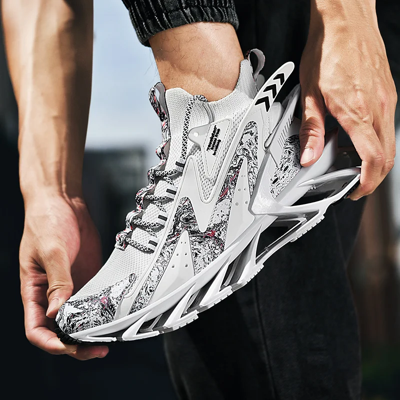 Casual Men Sneakers Luxury Mens Shoes Tenis Shoes Trainer Race Breathable Shoes Fashion Loafers Running Shoes For Men