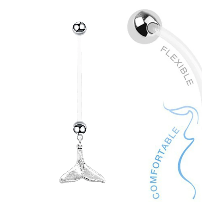 1 шт. новинка кольцо на пупку русалки панк для беременных женщин винтажные