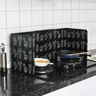 Складная кухонная перегородка для приготовления пищи и масла, гаджеты, экраны для защиты от брызг масла, плита из алюминиевой фольги, газовая плита, брызгозащищенная перегородка