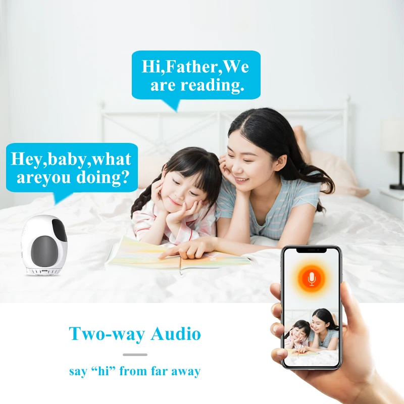 1080P Mini IP Camera Wireless Wifi Indoor Security Dome IR Night Home Surveillance 2MP Cam Baby/Pet Monitor V380Pro App | Безопасность и