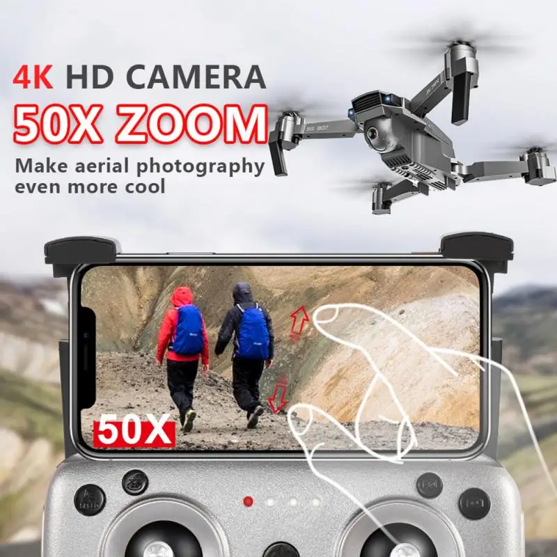 SG907 Квадрокоптер GPS Дрон с 4K HD двойной камерой широкоугольный анти-встряхивание