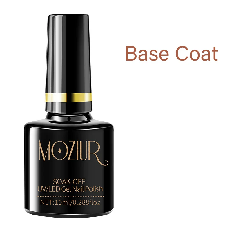 MOZIUR лак для ногтей верхнее покрытие Базовое УФ и светодиодный долговечный| |