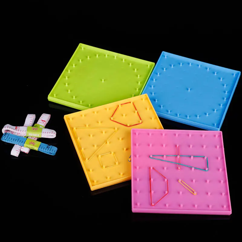 Детская развивающая игрушка Монтессори пластиковая пластина для ногтей