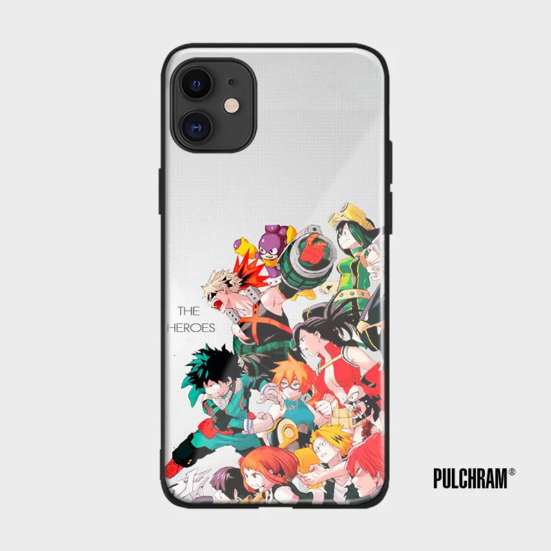 Boku no my Hero Академия Лига злодей мягкий силиконовый стеклянный чехол для телефона