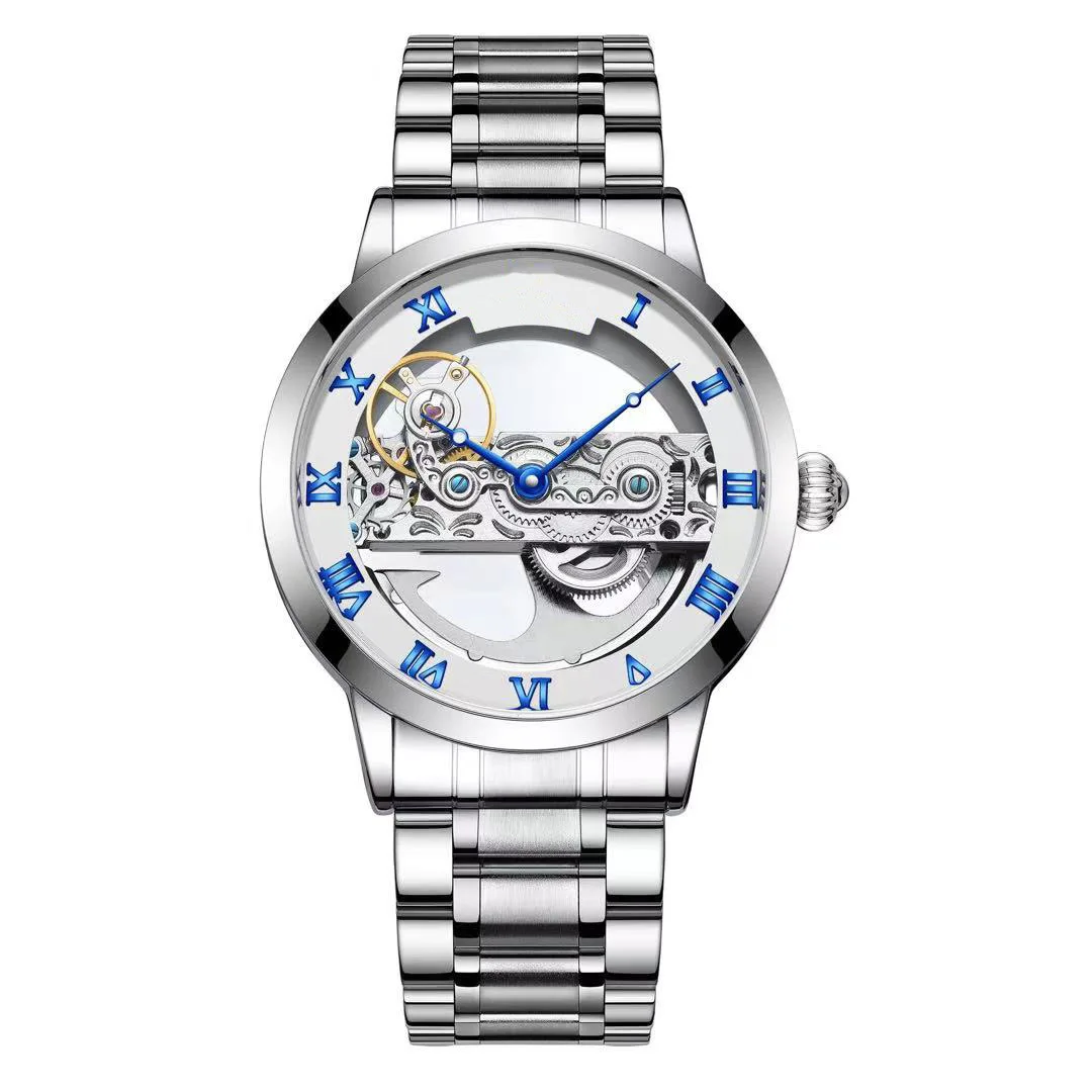 

2021 New High End Fully Automatic Mechanical Watch Manufacturer Waterproof Mechanical Movement Ultra-thin Mechanical Watch