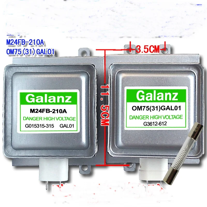 

Microwave Oven For Samsung Magnetron OM75S(31)GAL01 Refurbished Parts Magnetron without high voltage fuse Microwave Oven Parts