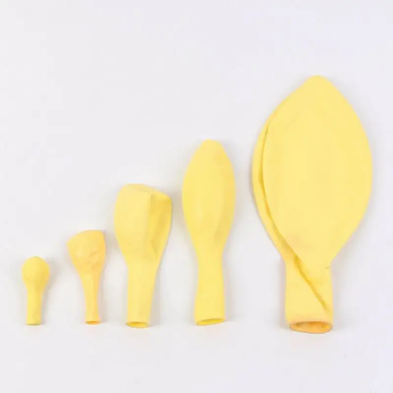 yellow 5/10/18/24/36 дюймов пастельные воздушные шарики в виде леденцов Свадебная вечеринка круглого гелия Макарон шар украшение арки - Цвет: yellow