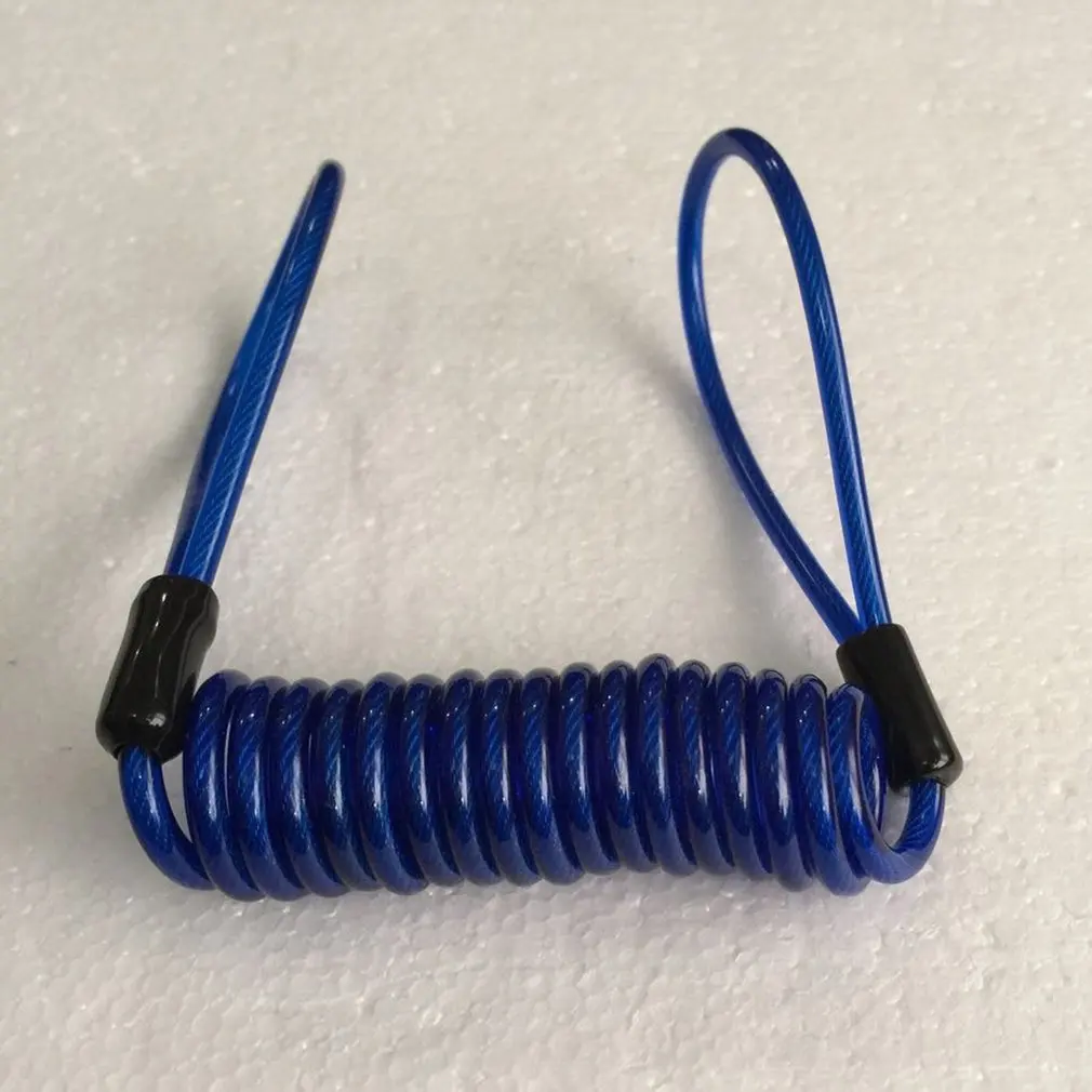 Портативный Универсальный 1 2 м провода Велосипедные замки Весна напоминание