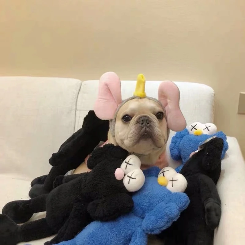 Pet Dog Big Ear Elephant Hat Transformation Cap French Bulldog Headgear Costume halloween Dogs Cosplay Party Dropshipping YFC01