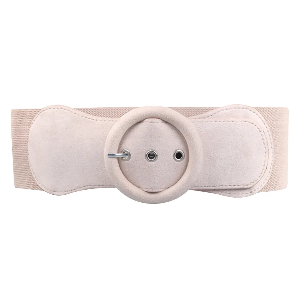 SAGACE корейское модное Замшевое платье с пряжкой на поясе широкий пояс женский