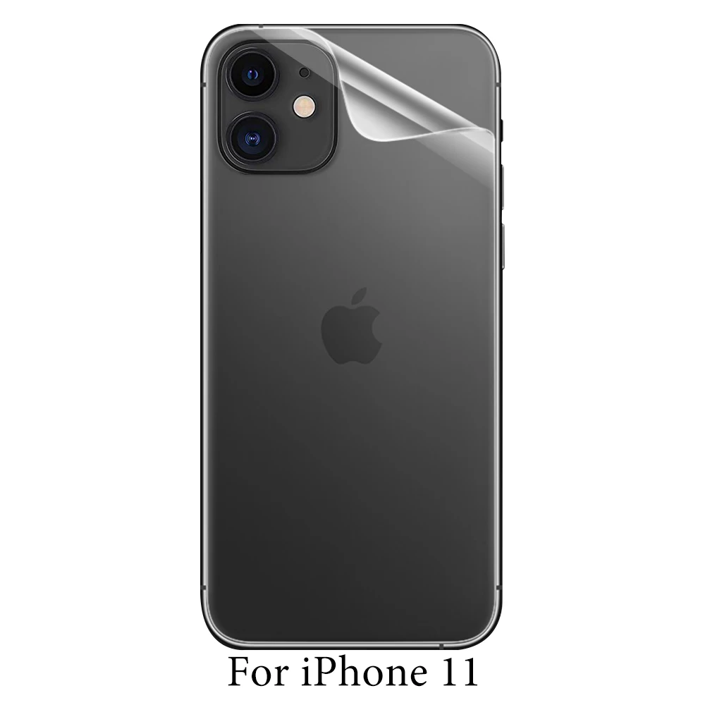Устойчивая к царапинам задняя пленка для iPhone 11 Pro Max X XR XS задняя наклейка для iPhone 11Pro X XR XS Max Гидрогелевая мягкая пленка не стекло