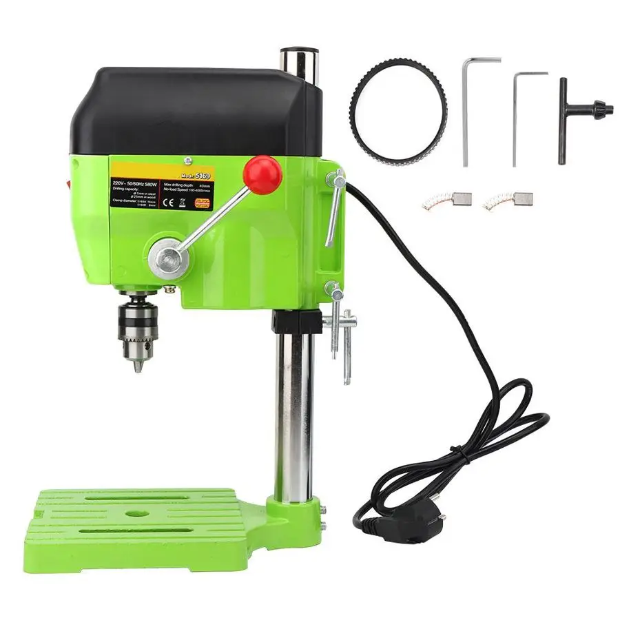 Mini Bench Drill Stand Table DIY Metal Wood Drilling Electric Machine 5169A EU Plug 220V High Quality | Инструменты