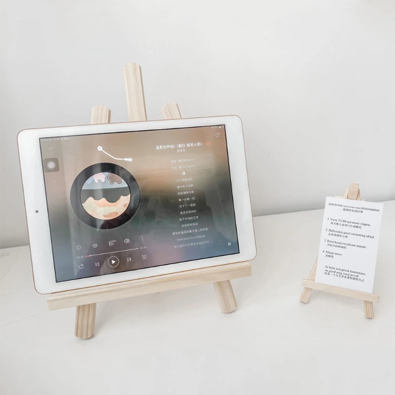 Складная настольная деревянная подставка держатель для мобильного телефона iPad