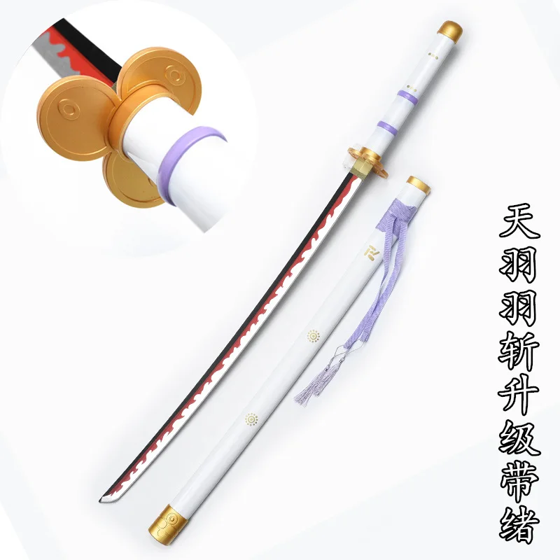 102cm Cosplay 1:1 Samurai/ninjas Sword Performance Props Toy Simulation Katana Weapon Roronoa Zoro Three Knife | Игрушки и хобби