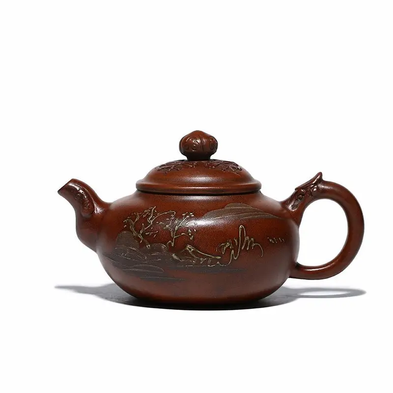 

Yixing purple clay teapot imitation teapot gift tea set