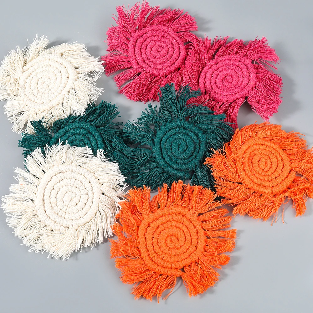 

Boho Exaggerated Cotton Hand-made Flower Earrings for Women Girl Ethnic Fashion Dating Jewelry Kolczyki Accesorios Mujer 2022