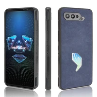 wear resistant phone pu leather case back cover shell protector for asus rog5 phone