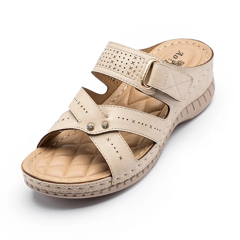 

Woman Sandals Fashion Platform Women's Casual Heel Female Sandals Outdoor Casual Slip On Shoes For Women Outdoor Plus Size