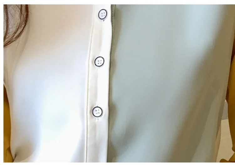 

Long Sleeve Chiffon Blouse Shirt Blouse Women Blusas Mujer De Moda 2021 Turn Down Collar Office Blouse Women Tops Blusa E224