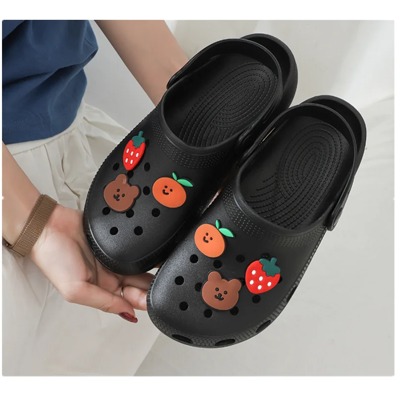 Hot Sale Women Sandals Casual Shoes For Girls EVA Lightweight Sandles Unisex Colorful Shoes Summer Beach Sandalias Mujer X0041