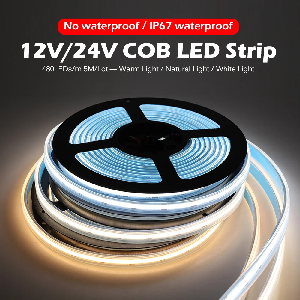 Светодиодная ленсветильник с монолитным блоком светодиодов 480 высокая плотность