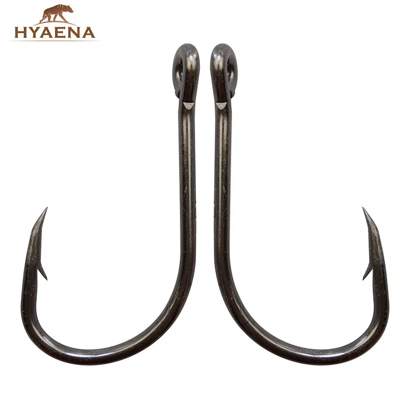

Hyaena 130pcs High Carbon Steel Barbed Hook With Box Fishing Hooks Faultless O'shaughnessy Fishing Hooks Fish Bait Holder