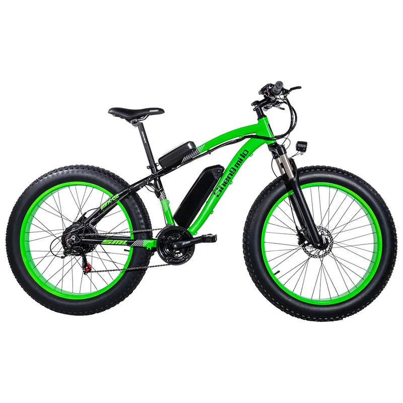 MX02 26 Inch Fat Bike 21 скоростной электрический велосипед 48V 17Ah большая емкость батареи
