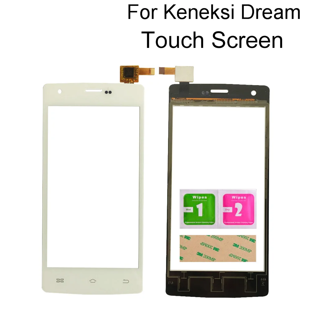 

Touch Screen Digitizer Repair For Keneksi Dream Touch Panel Sensor Front Glass Touchscreen Mobile Phone Tools 3M Glue Wipes