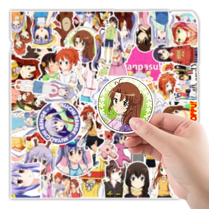 

10/50Pcs/set Cartoon Anime Non Non Biyori Graffiti Sticker For Kids Phone Case Diy Laptop Suitcase Helmet Luggage Decals