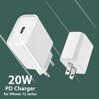 20w usb c pd fast charger for iphone 8 xs 11 12 pro max mobile phone type c quick charge 4 0 qc 3 0 charger adapter eu us plug