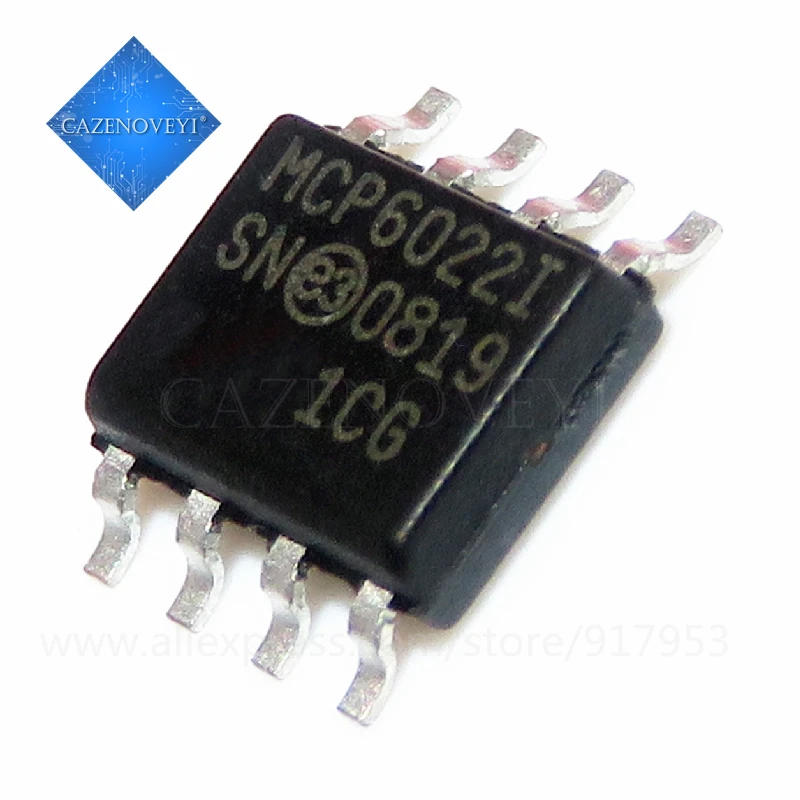 10 шт./лот MCP6022-I/SN MCP6022-I MCP6022 лапками углублением SOP-8 новый оригинальный в наличии |
