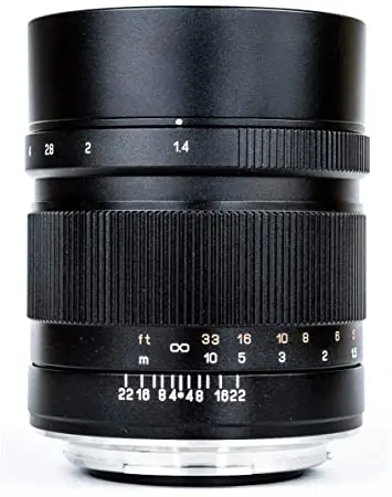 Zhongyi Mitakon Speedmaster 65mm F1.4 Lens Manual Focus Prime lens for FUJI Fujifilm G Mount Medium Format Cameras GFX50S GFX100 |