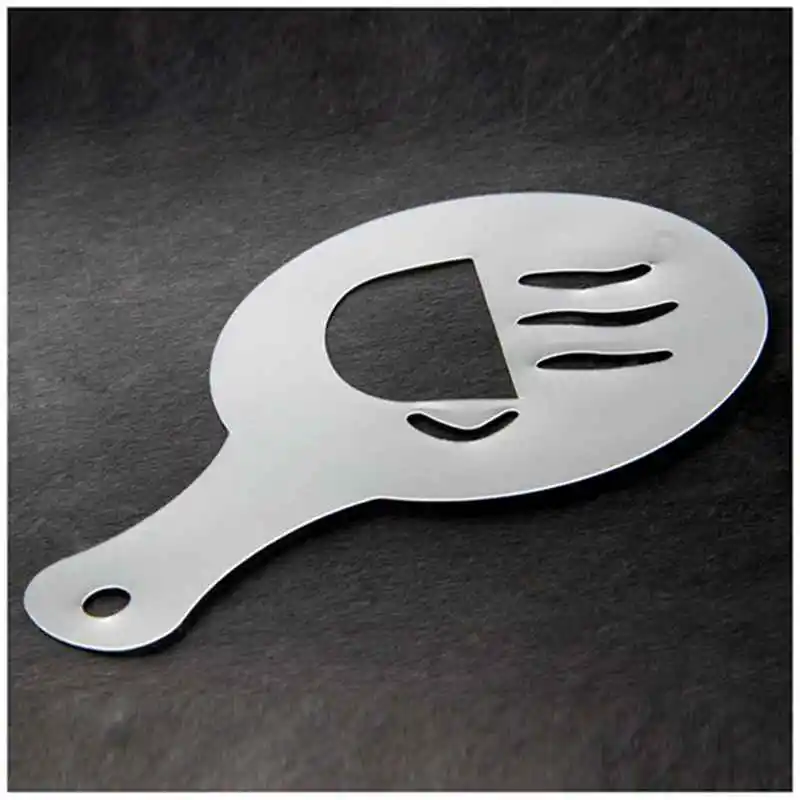 

Quality 16 Pcs NW Fashion Cappuccino Coffee Stencils Template Strew Pad Duster Spray