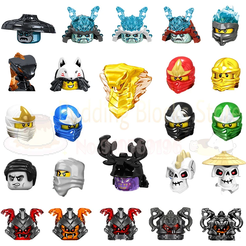 Конструктор сделай сам ниндзя воин Самурай змеи скелет солдаты экшн-фигурки