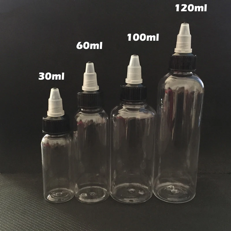 5 шт. пластиковые бутылочки для жидкости электронных сигарет 120 мл|Многоразовые
