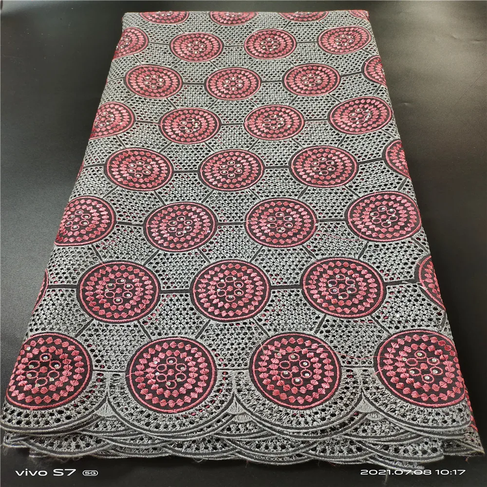 Африканская гипюровая кружевная ткань высокое качество Нигерия швейцарская