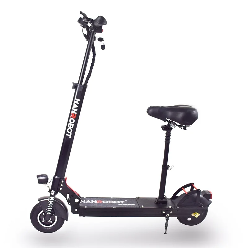 Nanrobot X4 " простой складной 500W 48V 10.4A 20Mph 25 км kick e для взрослых 2 колеса, Электрический скутер