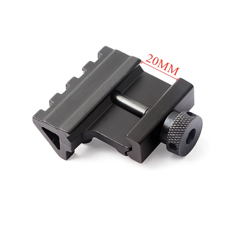 

Offset Rail Mounts 20MM to 20MM 4 Slots Aluminum 45 Degree Picatinny Weaver Rail Mount for Flashlight Laser Optic Sight Shooting