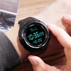 Мужские Круглые цифровые наручные часы, 30 м, водонепроницаемые умные часы для мальчиков на базе Android, спортивные часы, мужские умные часы