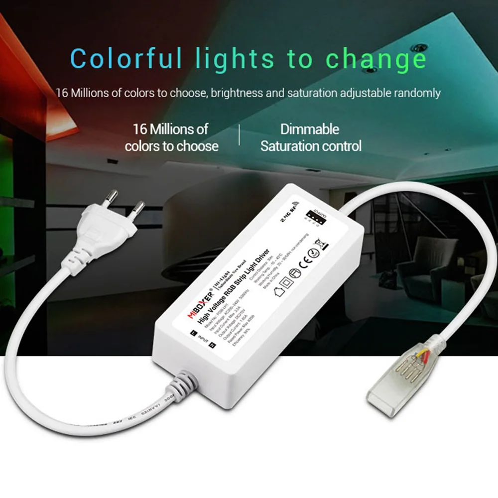 Драйвер контроллера для светодиодных лент высокого напряжения RGB светильник ~ 240